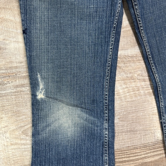 VTG Y2K Antik Denim Women’s Sz 30 Embroidered Flare Leg Western Low Rise Jeans - Picture 10 of 15